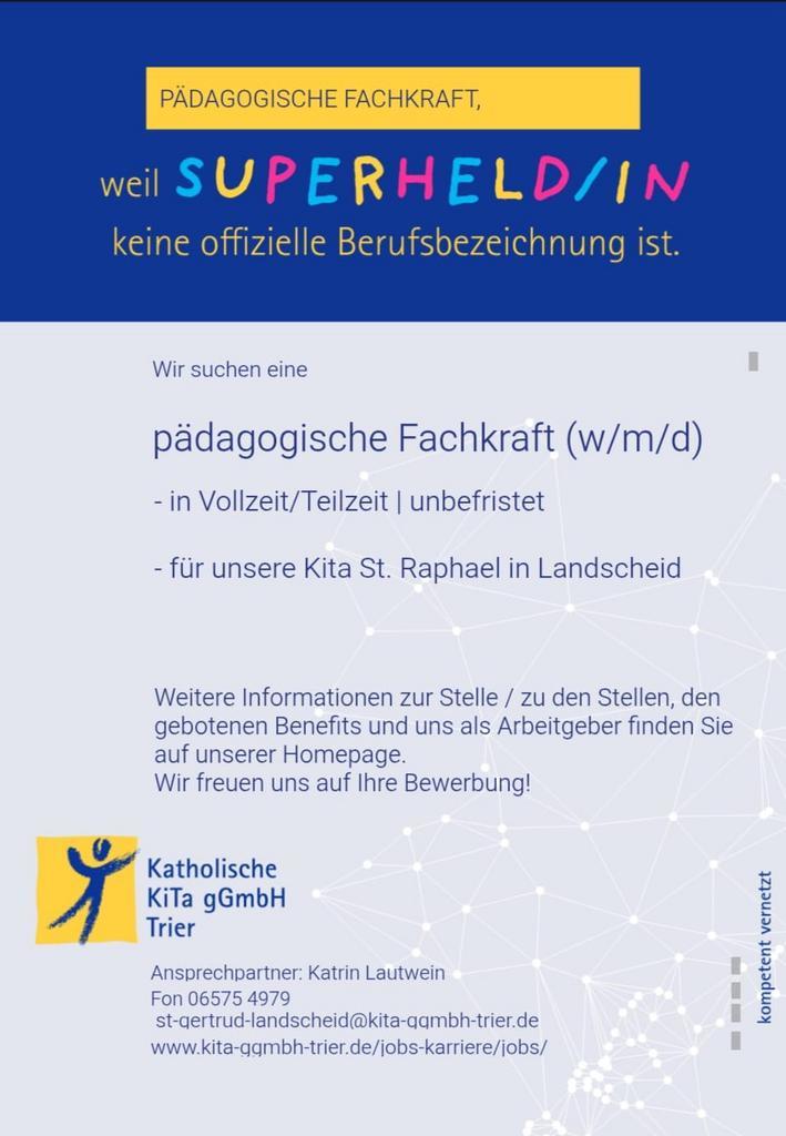 Stellenanzeige Landscheid