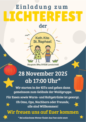 Lichterfest der Kita St. Raphael Landscheid